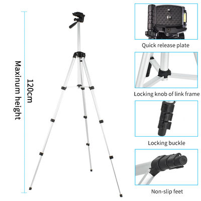 پایه سه پایه آلومینیومی دوربین دیجیتال 1.2M برای عکسبرداری از پخش زنده